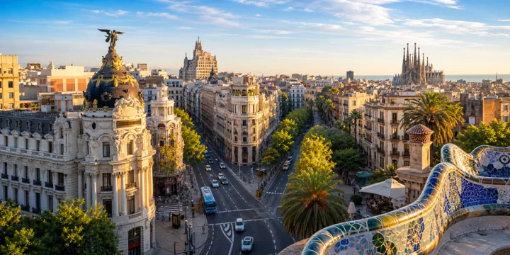 Vista turística inspirada en España